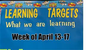 Learning Targets Learning Targets